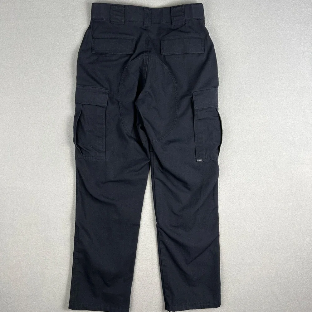 5.11 Tactical Relaxed Fit TDU Cargo Pants Mens Fit 30x31 Navy‎ Blue Rip Stop